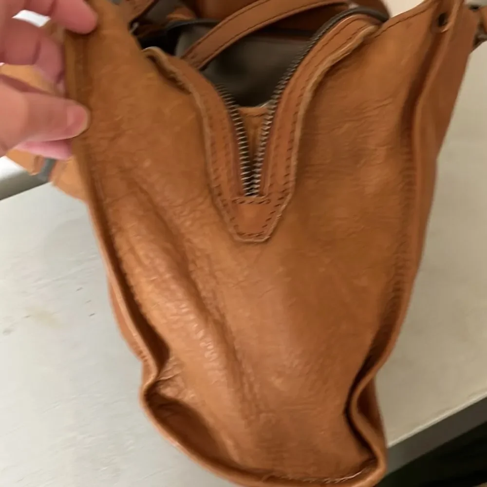 American Leather Co Tan Lenox Shoulder Bag